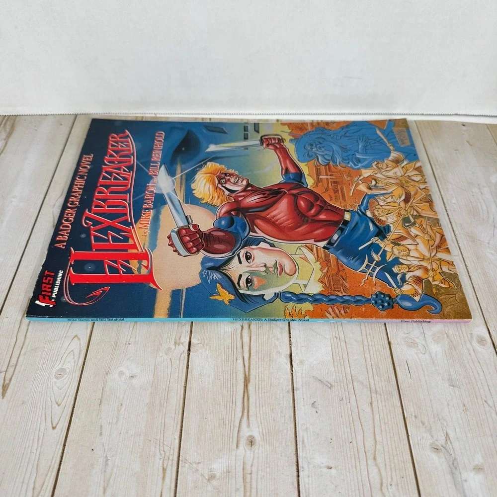 Hexbreaker Mike Baron Bill Reinhold 1988 First Printing Graphic Novel First